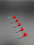 Micro Jig Heads - Orange (5pack)