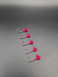 Micro Jig Heads - Pink (5pack)