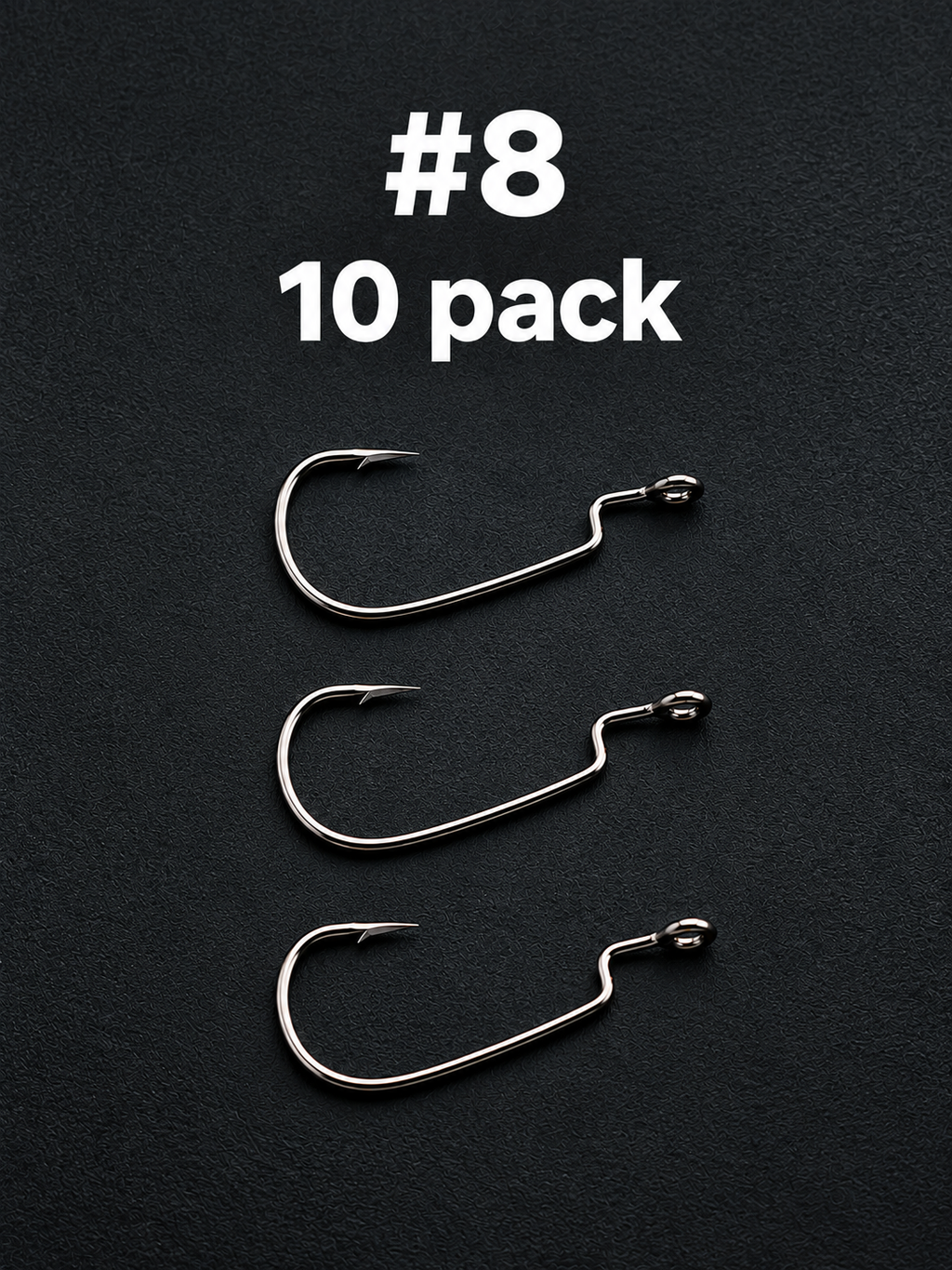 Ewg Hooks - Sizes #6,#8,#10 (10pack)