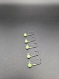 Micro Jig Heads - White (5pack)